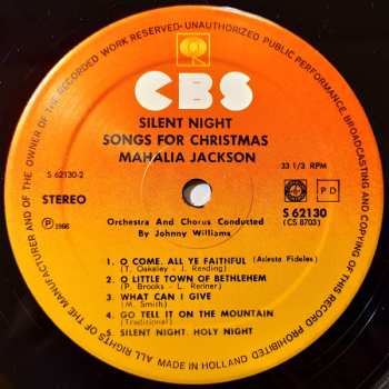 LP Mahalia Jackson: Stille Nacht (Mahalia Jackson Singt Weihnachtslieder)