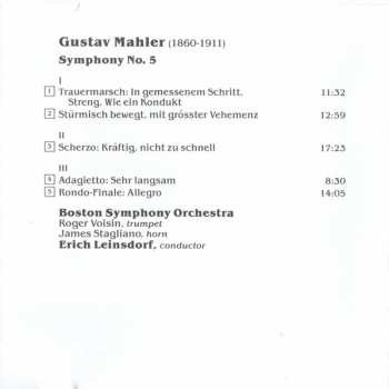 CD Gustav Mahler: Symphony No. 5
