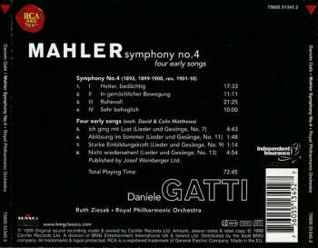 CD Gustav Mahler: Symphony No. 4 - Four Early Songs