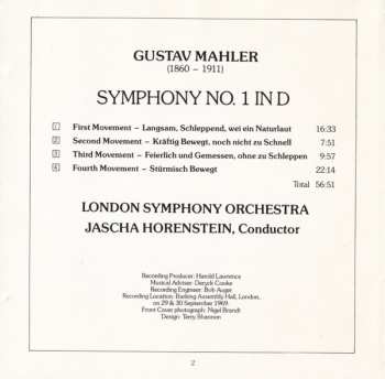 CD The London Symphony Orchestra: Symphony No. 1