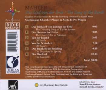 CD Gustav Mahler: Das Lied von Der Erde