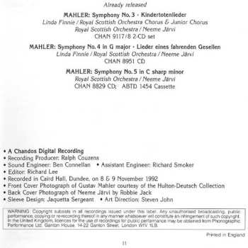 CD Gustav Mahler: Symphony No. 6; Symphonisches Praeludium