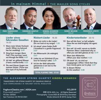 CD Gustav Mahler: In Meinem Himmel (The Mahler Song Cycles)