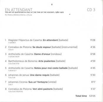 3CD/Dobozkészlet Pedro Memelsdorff: Vertù Contra Furore (Musical Languages In Late Medieval Italy 1380-1420)