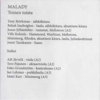 CD Malady: Toinen Toista