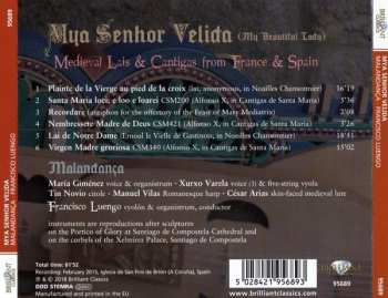 CD Malandança: Mya Senhor Velida: Medieval Lais & Cantigas From France & Spain