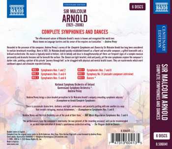 6CD/Dobozkészlet Malcolm Arnold: Complete Symphonies And Dances