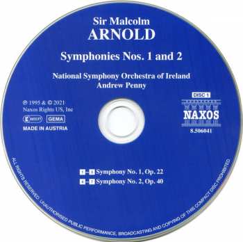 6CD/Dobozkészlet Malcolm Arnold: Complete Symphonies And Dances