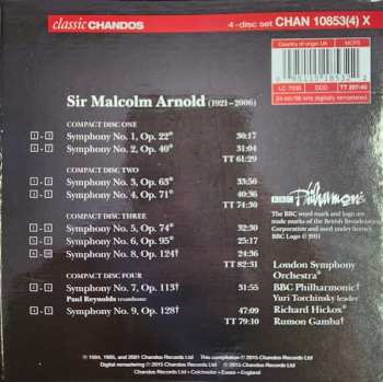 4CD The London Symphony Orchestra: Sir Malcolm Arnold: Complete Symphonies