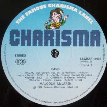 LP Malcolm McLaren: Fans