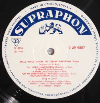 EP Male Voice Choir Prague: Male Voice Choir Prague