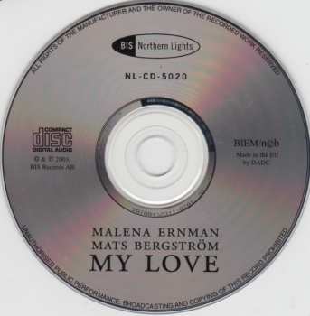 CD Mats Bergström: My Love