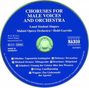 CD Daniel Hällström: Choruses For Male Voices And Orchestra