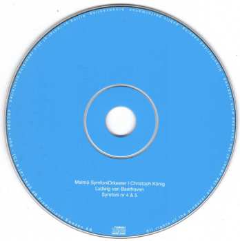CD Ludwig van Beethoven: Symfoni Nr 4 & 5