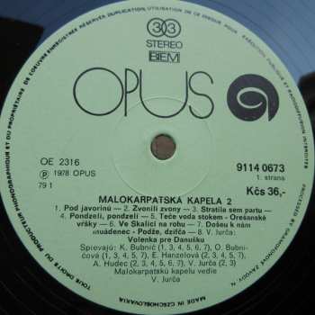 LP Malokarpatská Kapela: Malokarpatská Kapela 2