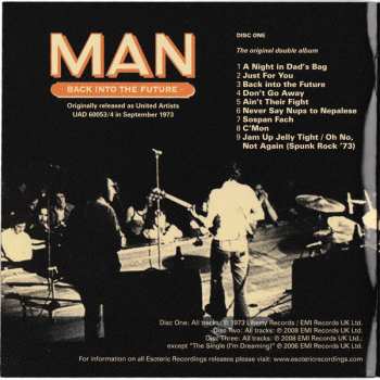 3CD/Dobozkészlet Man: Back Into The Future