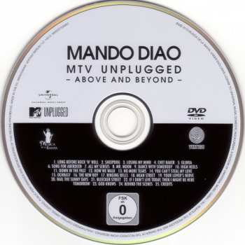 DVD Mando Diao: MTV Unplugged: Above And Beyond