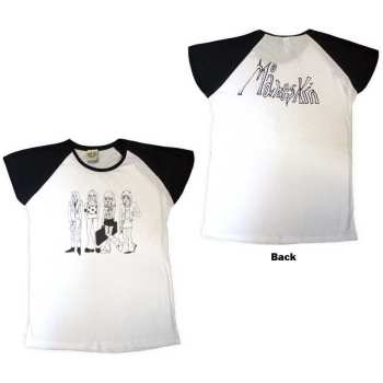 Merch Måneskin: Maneskin Unisex Raglan T-shirt: Mini Doodles (back Print & Ex-tour) (xx-large) XXL