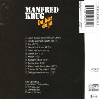 CD Manfred Krug: Da Bist Du Ja