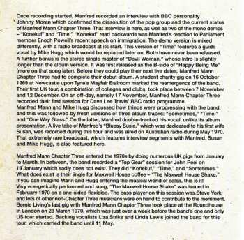 2CD Manfred Mann Chapter Three: Radio Days Vol 3 (Live Sessions & Studio Rarities)
