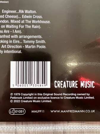 LP Manfred Mann's Earth Band: Angel Station PIC