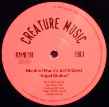LP Manfred Mann's Earth Band: Angel Station