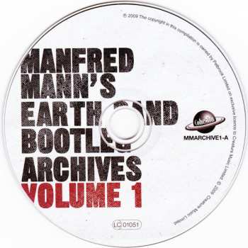 5CD/Dobozkészlet Manfred Mann's Earth Band: Bootleg Archives Volumes 1-5