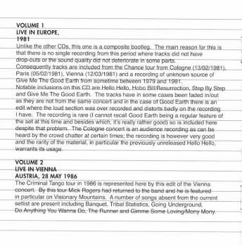 5CD/Dobozkészlet Manfred Mann's Earth Band: Bootleg Archives Volumes 1-5