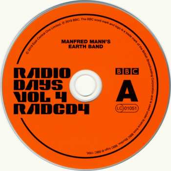 2CD Manfred Mann's Earth Band: Radio Days Vol 4 (Live At The BBC 70-73)