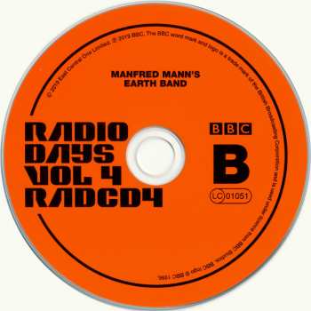 2CD Manfred Mann's Earth Band: Radio Days Vol 4 (Live At The BBC 70-73)