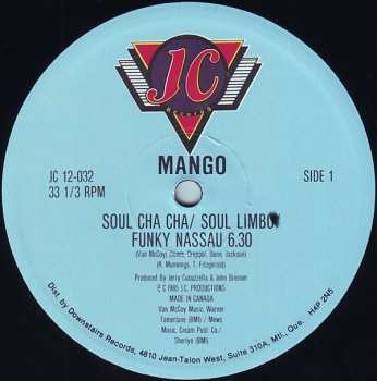 LP Mango: Tequila / Soul Cha Cha / Soul Limbo / Funky Nassau