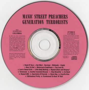 CD Manic Street Preachers: Generation Terrorists