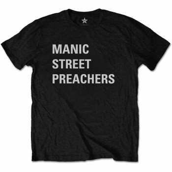 Merch Manic Street Preachers: Póló Block Logo Manic Street Preachers 