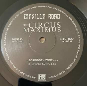 2LP Manilla Road: The Circus Maximus LTD
