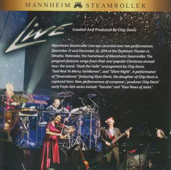 CD/DVD Mannheim Steamroller: Live By Chip Davis