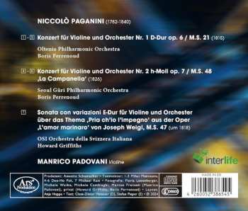 CD Niccolò Paganini: Concertos 1 & 2 / Weigl Variations – Paganini Live