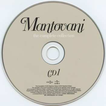 5CD/Dobozkészlet Mantovani: 100 Golden Classics (The Complete Collection)