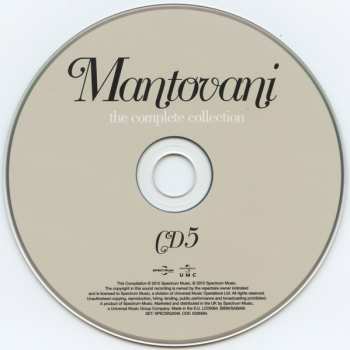 5CD/Dobozkészlet Mantovani: 100 Golden Classics (The Complete Collection)