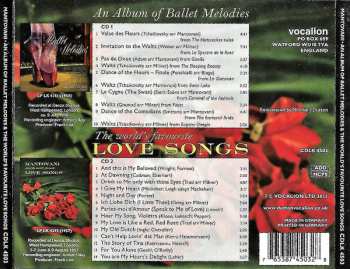 2CD Mantovani And His Orchestra: Ballet Favourites / Plays The World's Favourite Love Songs