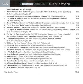 2CD Mantovani And His Orchestra: The Essential Collection