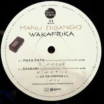 2LP Manu Dibango: Wakafrika