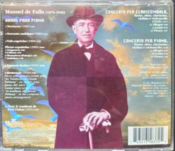 CD Manuel de Falla: Obras Para Piano · Concierto Para Clave