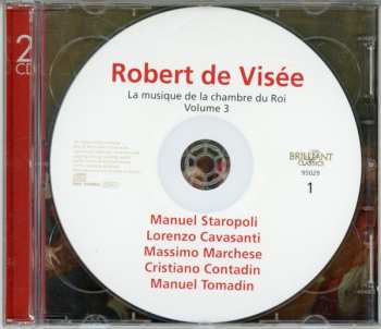 2CD Manuel Tomadin: La Musique de la Chambre Du Roy Volume 3