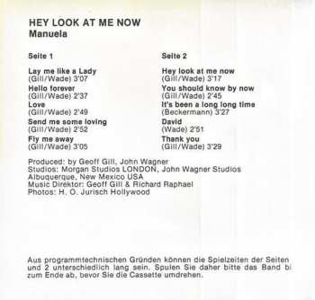 MC Manuela: Hey Look At Me Now