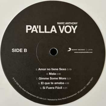 LP Marc Anthony: Pa'lla Voy CLR | LTD