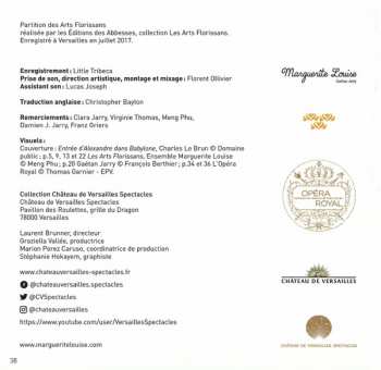 CD Marc Antoine Charpentier: Les Arts Florissans (Idylle En Musique)