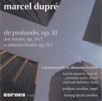 Album Marcel Dupré: De Profundis