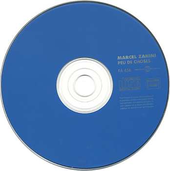 CD Marcel Zanini: Peu De Choses