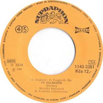 SP Marcela Holanová: Žárlím / To Zvládnem (Poster)