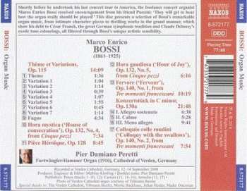 CD Marco Enrico Bossi: Konzertstück in C Minor, Hora Mystica, Hora Gaudiosa